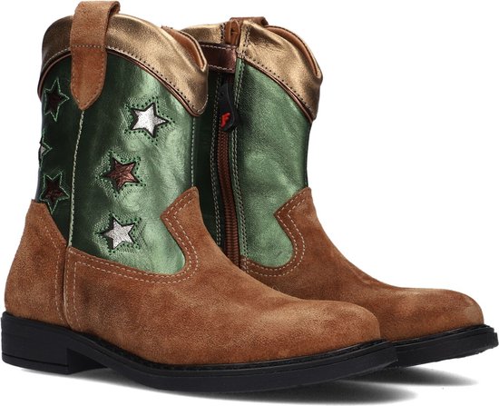 Jochie Freaks Babs Star Cowboylaarzen Western Laarzen Meisjes Cognac Maat 33 bol