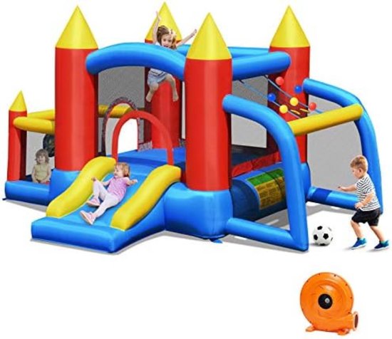 Springkasteel Springkasteel - Springkasteel met blower - Springkasteel voor kinderen ...