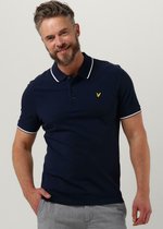 Lyle & Scott Tipped Polo Shirt Polo's & T-shirts Heren - Polo shirt - Donkerblauw - Maat XS