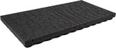 Rubberen tegels | Zwart flagstone | Per 0.5 m² | Dikte 7cm | 100x50cm | Speelplaatstegel