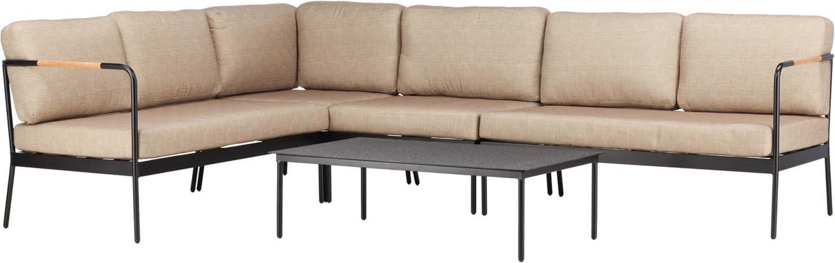Pehnna loungeset 2 delen beige,zwart.