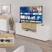 FMD-Tv-meubel-182x33x70,2-cm-artisan-eikenkleurig-wit