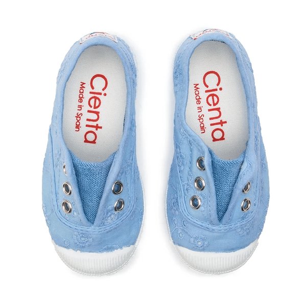 Baskets Cienta Filles brodées Blauw BLEU 25