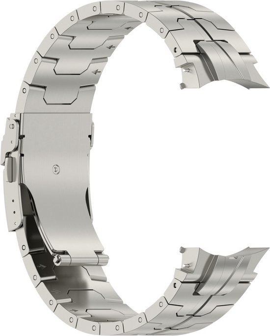 Bracelet en acier - acier inoxydable - adapté pour Samsung Galaxy Watch 6 / Watch 6 Classic - gris nuage