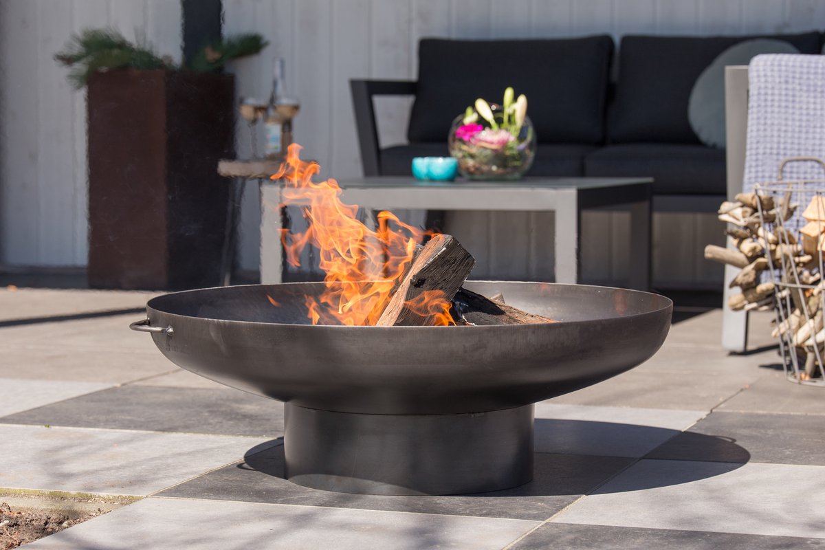 RedFire Oulu Fire Bowl - Ø 80 cm - Black
