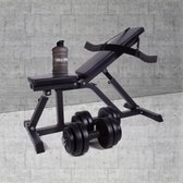 Bol.com Gorilla Sports Biceps - Triceps set - 23-delig - Fitnessbank - Dumbellset 30 kg - Trainer - Bidon aanbieding