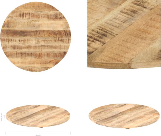 vidaXL Bureaublad met ronding 110x60x2,5 cm massief ruw mangohout, tafelblad, meubelpaneel, houten blad, vervangend tafelblad, blad vidaXL Bureaublad met ronding 110x60x2,5 cm massief ruw mangohout, tafelblad, meubelpaneel, houten blad, vervangend tafelblad, blad