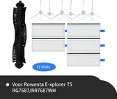 Replacements® Onderdelen set geschikt voor Rowenta X-Plorer serie 75 (niet 75S) - 75 RG7687 / RR7687WH - 12-delig