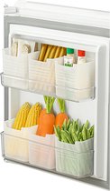 Koelkastorganizer, 6 stuks, transparante koelkastorganizerset, multifunctionele refluerator, organizer, voorraadkast, organizer, koelkast voor het opbergen van koelkast, eetkamer