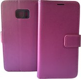 Portemonnee Book Case Hoesje Geschikt voor: Samsung Galaxy S7 Edge - Roze