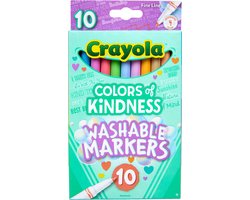 foto van Crayola - Colour Of Kindess - Viltstiften - Uitwasbare Viltstiften Voor Kinderen