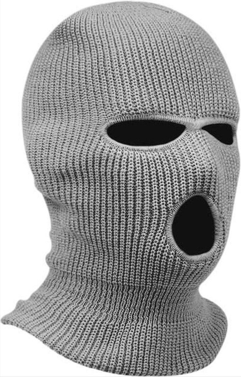 ***BivakMuts Wintersport Motor Balaclava Zichtbaarheid van Heble® *** Grijs