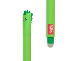 foto van Legami Uitwisbare Pen - Dino - Inktkleur Groen - Navulbaar - Back to School