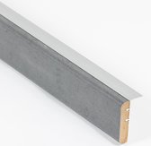 Stairscompany - Uitlooptrede met Aluminiumprofiel - Intense Concrete - 130 cm - Traprenovatie