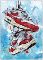 Sneaker poster OG red 50x70 cm