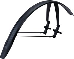 BBB Cycling DiscGuard Rear - Achterspatbord Gravelbike & Racefiets - Spatbord 28 inch - Max breedte van band: 42mm - Zwart - BFD-65R