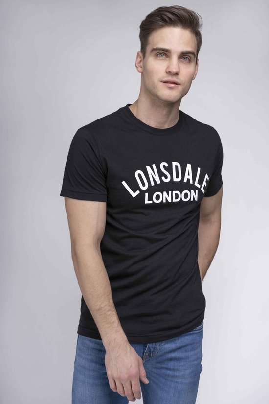Lonsdale Heren-T-shirt normale pasvorm BRADFIELD