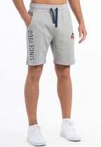 Lonsdale Shorts Skaill Shorts normale Passform Marl Grey/Navy/Red-XL