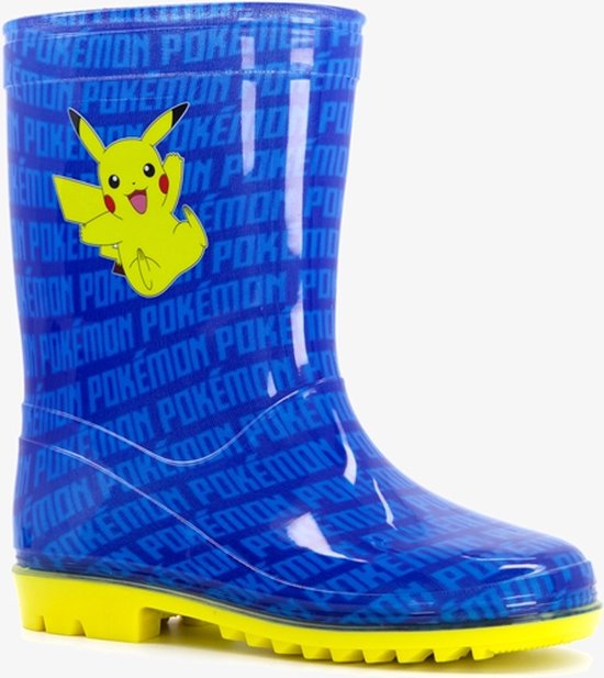 Bottes de pluie enfant Pokémon bleues - Taille 27 - 100% étanches à la poussière et à l'eau