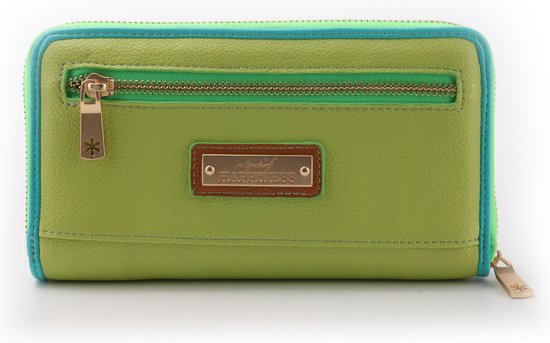 A Spark of Happiness | Wallet L Groen | Portemonnee groen | Dames portemonnee | Groen effen | TO2302
