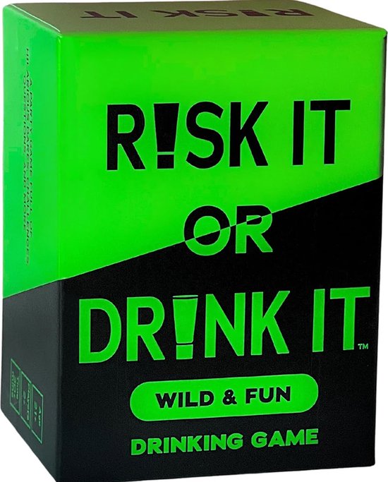 Foto: Drink it or risk it kaartspel drankspel drank bier spel kaarten kaartspel bierspel