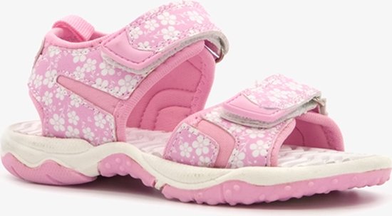Blue Box meisjes sandalen roze met bloemenprint - Maat 29