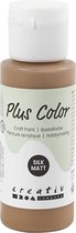Plus Color Acrylverf, lichtbruin, 60 ml/ 1 fles