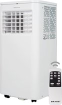 BRASQ Mobiele airconditioning met afstandsbediening Wit - Airco - Ontvochtiger voor Woonkamer, kantoor, slaapkamer - Aircooler tot 16m2 - 9000 BTU