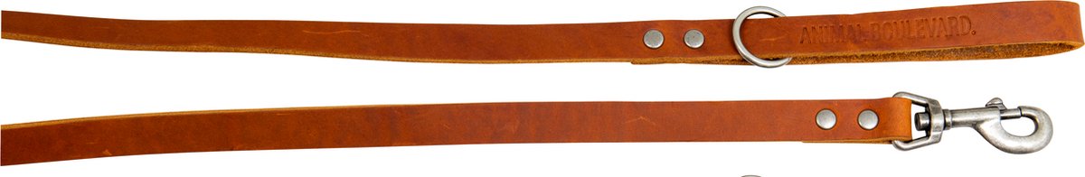 Animal Boulevard Ab30077 - Hals- En Leibanden - Hond - Ab Country Leather Hd Leiband Cognac-20mmx130cm - Maat: 20mmx130cm - 200251