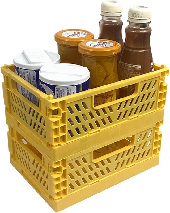 Opvouwbare box, kleine vouwkist, vouwboxen, stabiel, 2 stuks, mini ...