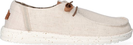 HEYDUDE Wendy Washed Canvas Dames Instapper Cream