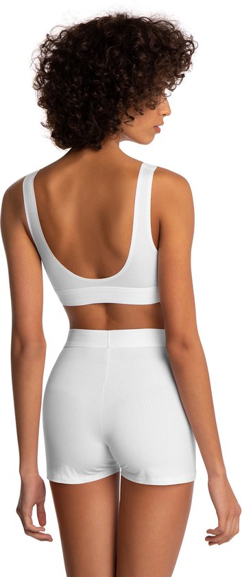 Wolford - BIKE SHORT - Beauty Cotton - Wit