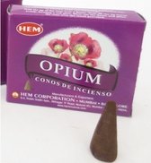 Wierook kegeltjes Opium