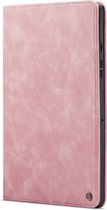 Samsung Galaxy Tab A9+ Bookcase hoesje - CaseMania - Effen Roze - Kunstleer