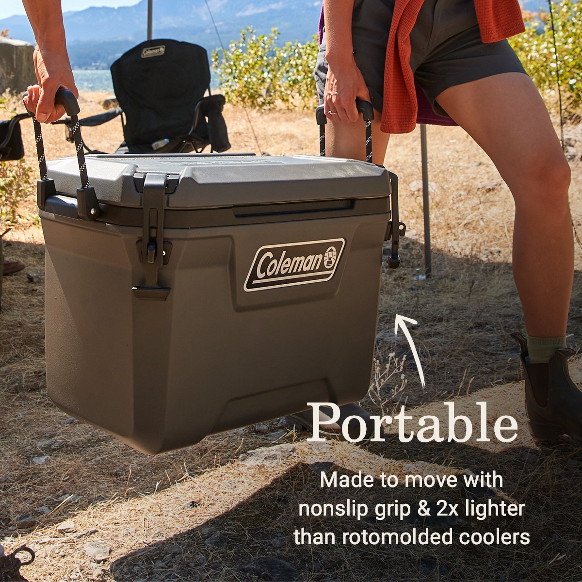 Coleman 55QT Convoy Cooler - 53 liter koelbox - 4 dagen ijs