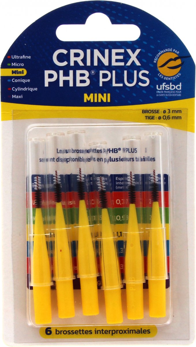 Goedkoopste Crinex Phb Plus Mini 1.1 6 Interproximale Borstels