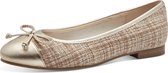 Marco Tozzi Dames Ballerina - 22118-453 Cream/Multi - Maat 37