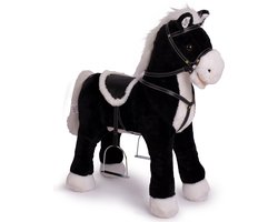 Pink Papaya staand paard om op te zitten | 60cm speelpaard om op te rijden Amadeus | paard om op te rijden voor kinderen met geluid | rijpaard