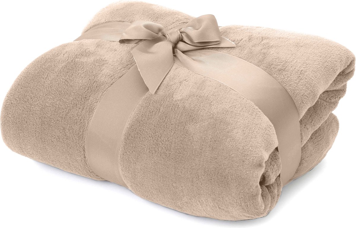 Lumaland knusse deken - 150x200 cm - Sofa deken & sprei - Lichtroze
