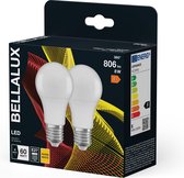 BELLALUX LED lamp | Lampvoet: E27 | Warm wit | 27- K | 8,5- W | mat | BELLALUX CLA [Energie-efficiëntieklasse A+]