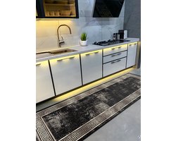 Vloerkleed 65x180cm - Keukenloper - Halloper - Keukenmat - Wasbaar Antislip