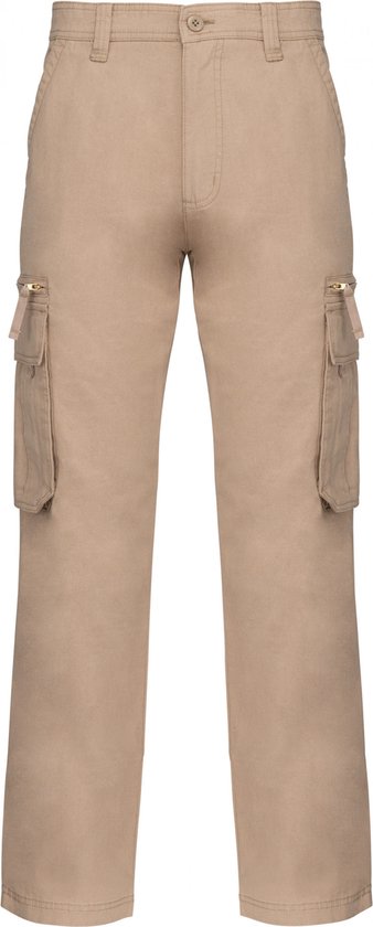 Broek Heren 50 NL (44 FR) Kariban Beige 100% Katoen