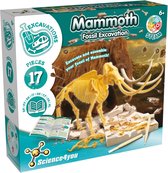 Science4you Mammoth Fossil Excavation - Duik in de Prehistorie met deze Opgraafset voor Kinderen vanaf 6+