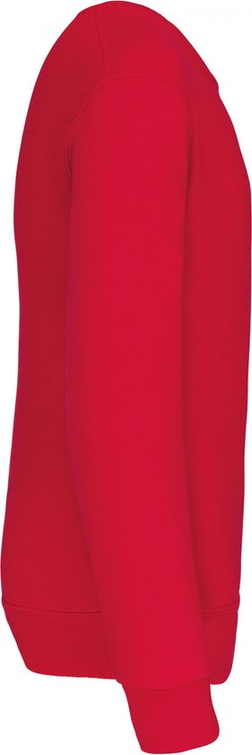 Sweatshirt Kind 10/12 Y (10/12 ans) Kariban Ronde hals Lange mouw Red 80% Katoen, 20% Polyester