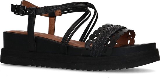 Kazar Gouden sandalen met gevlochten bandjes Yellow Dames Kazar Gouden sandalen met gevlochten bandjes Yellow Dames