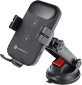 Forcell - Supports pour voiture adapté pour Téléphone - Chargeur sans fil - Ventouse - 15W - Zwart