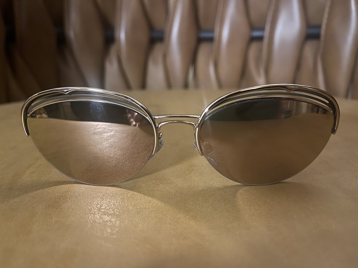 Bvlgari dames zonnebril BV6131 - 20374Z roségoudkleurig frame met roségouden spiegelglazen 58mm