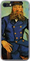 Geschikt voor iPhone SE 2020 hoesje - Portret van Joseph Roulin - Vincent van Gogh - Siliconen Telefoonhoesje