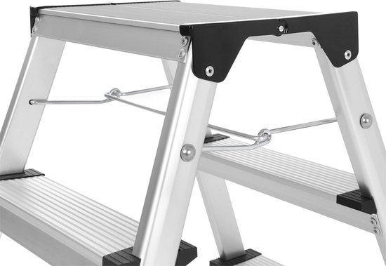 Keukentrap 5/treden aluminium Tomado | Jos ten Berg