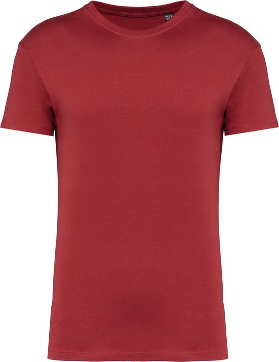 Biologisch Premium unisex T-shirt ronde hals 'BIO190' Kariban Terracotta Rood - L